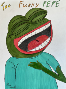 TOOFUNNYPEPE by LFGCRYPTOART